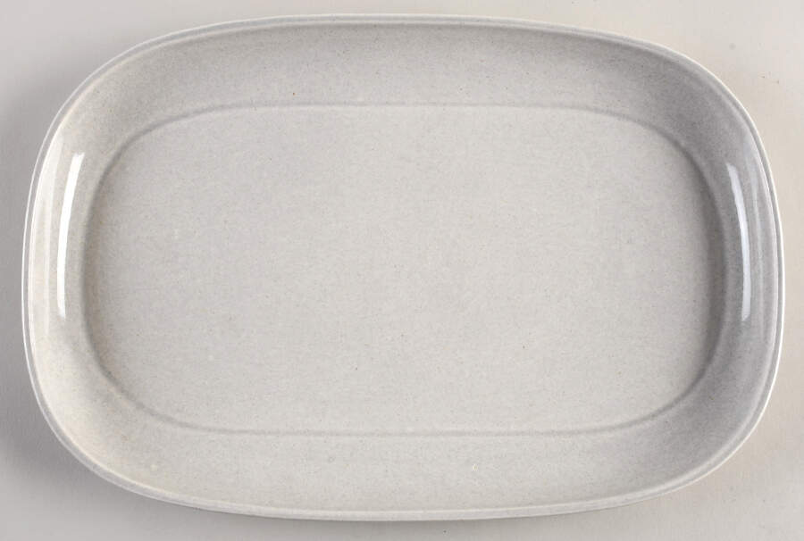 Russel Wright Oyster Gray 13" Square Serving Platter by Oneida-1