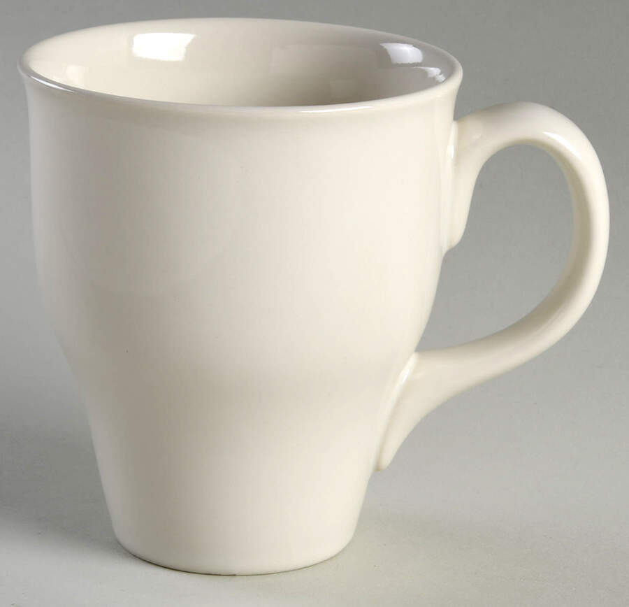Russel Wright Sugar White Mug by Oneida-1