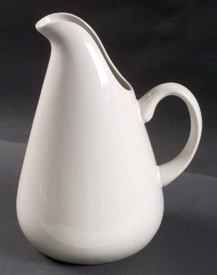 Russel Wright Sugar White 90 Oz Pitcher by Oneida-1