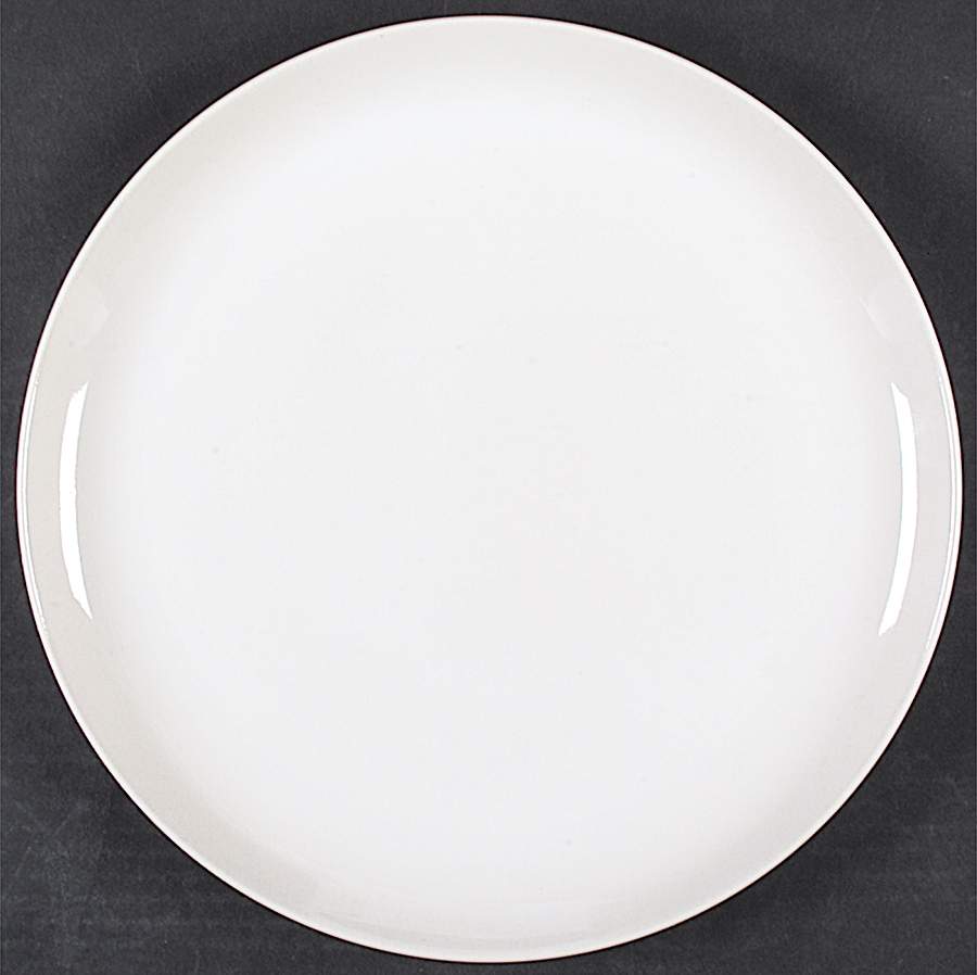 Russel Wright Sugar White Dinner Plate by Oneida-1