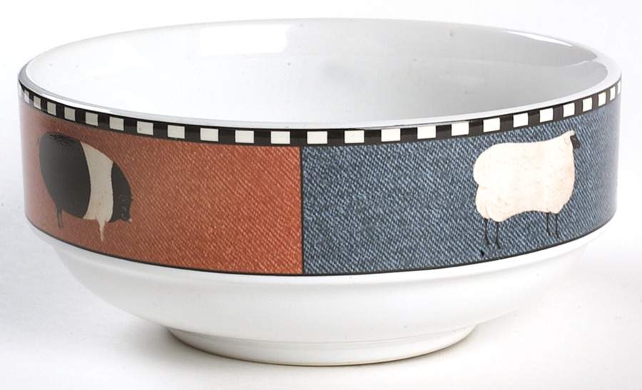 Barnyard Animals Coupe Cereal Bowl by Oneida-1