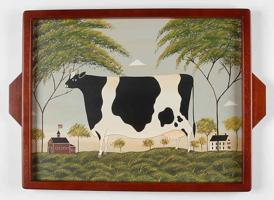 Barnyard Animals Wood TV Tray by Oneida-1