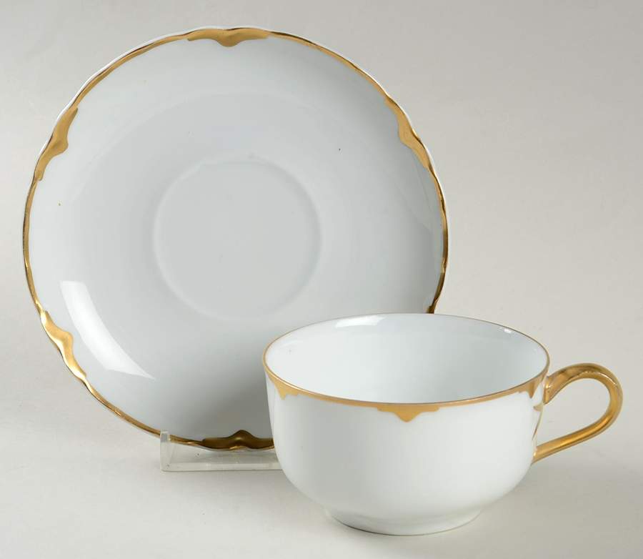1779 Flat Cup & Saucer Set by Oscar & Edgar Gutherz-1
