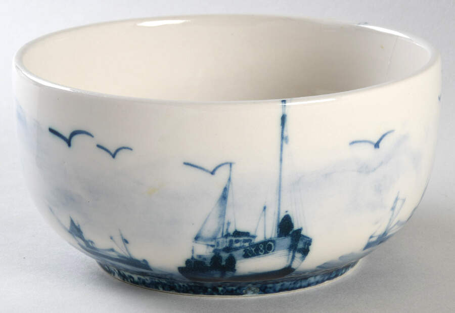 Nautical Coupe Cereal Bowl by Oxney Green-1