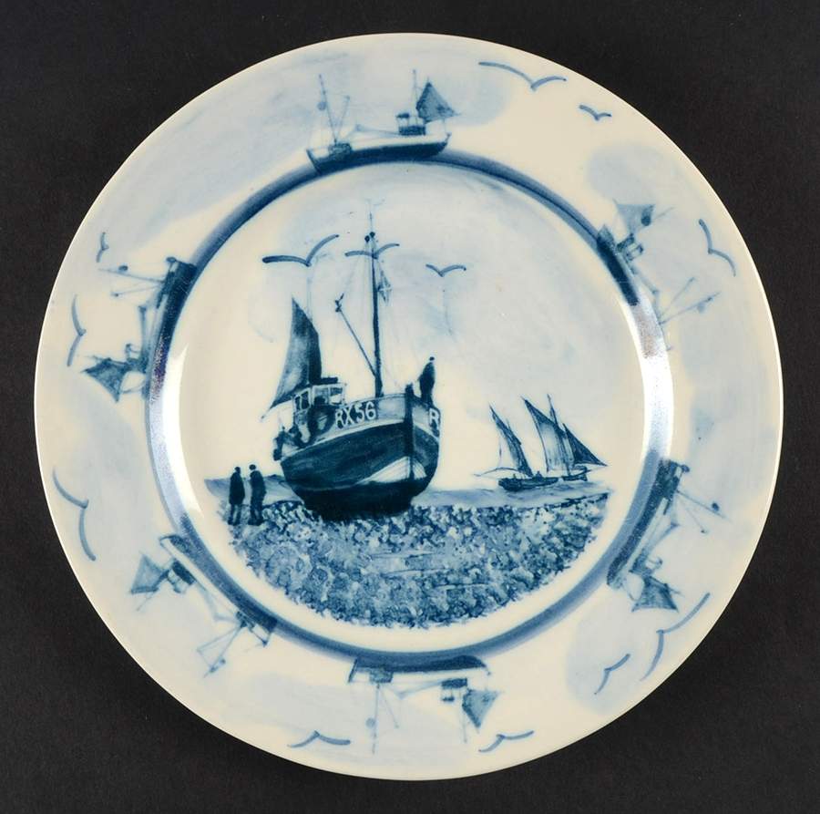 Nautical Salad Plate by Oxney Green-1