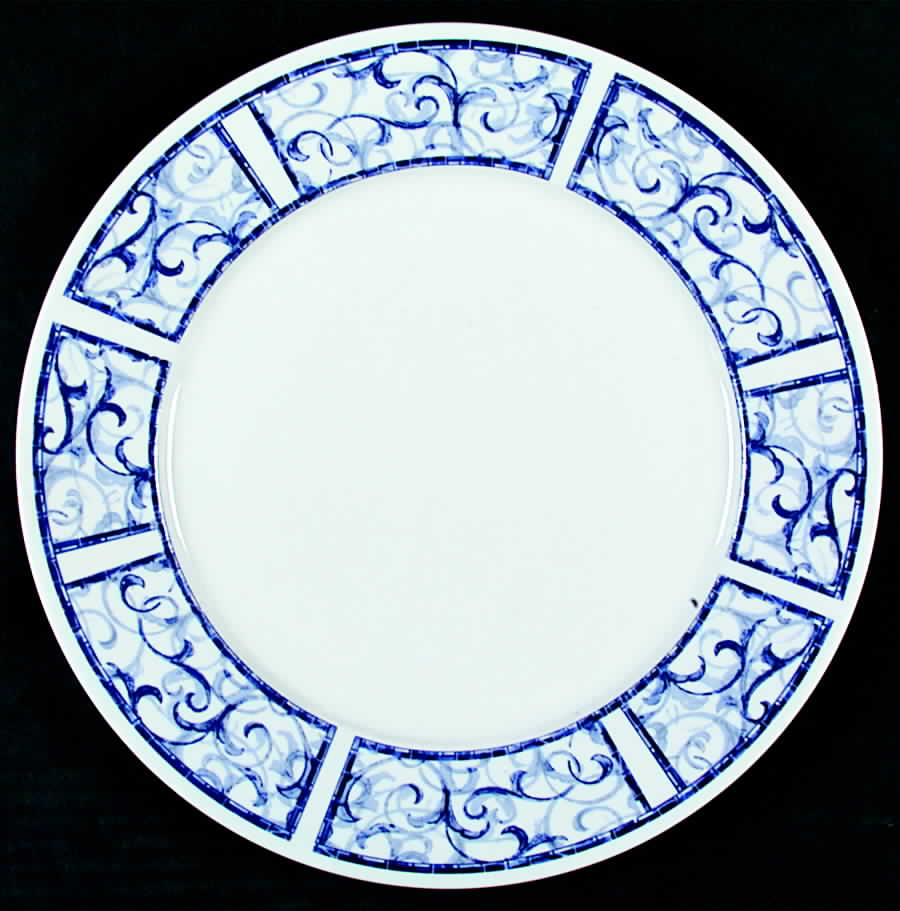 Breton Blue Dinner Plate by Oneida-1