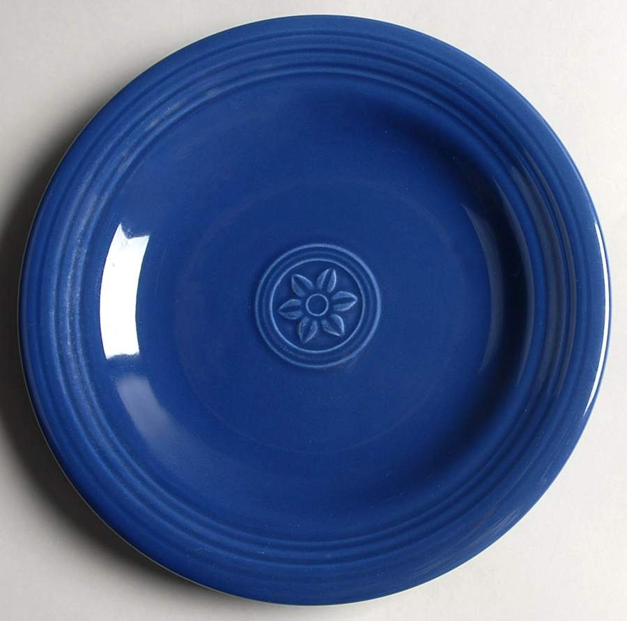 Petals Cobalt (Blue Bell) Salad Plate by Oneida-1