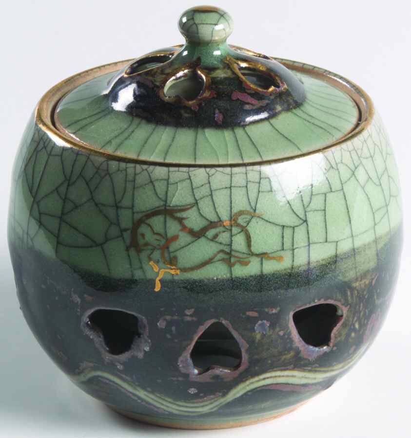 Soma Ware Sugar Bowl & Lid by Otagiri-1