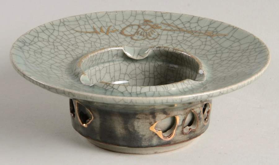 Soma Ware 5" Round Ashtray by Otagiri-1