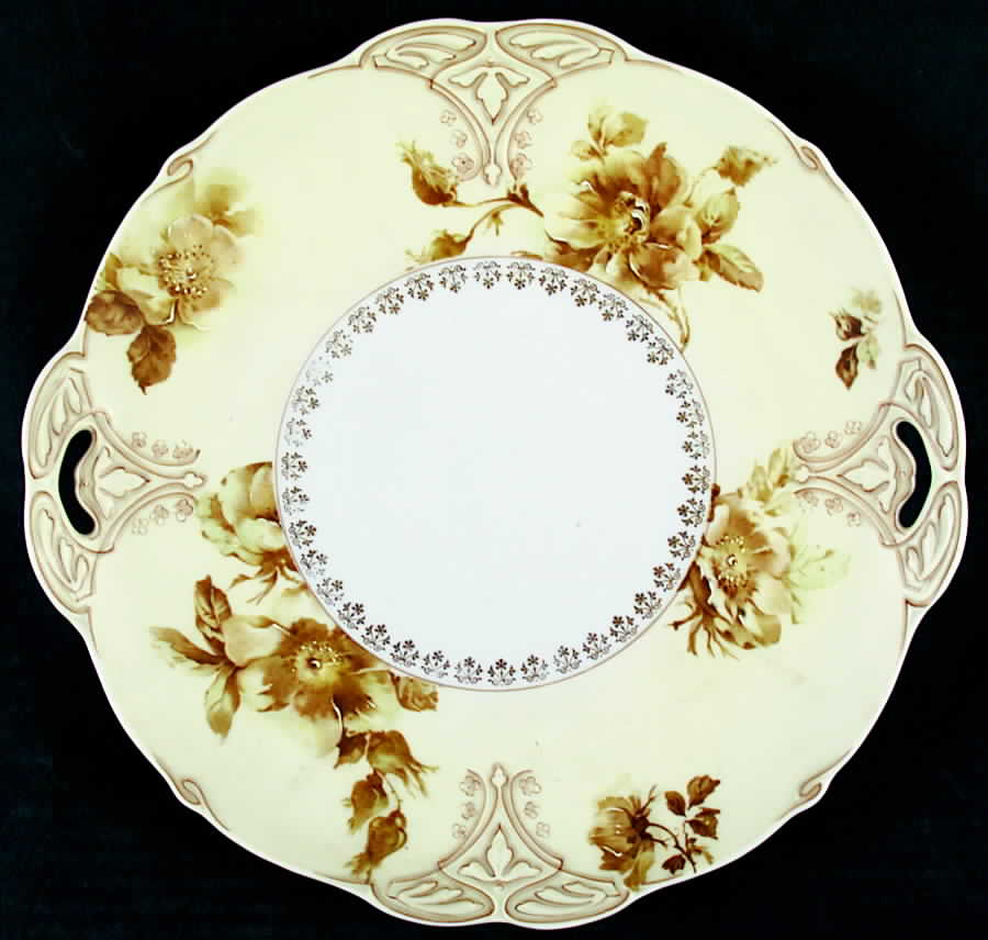 11 Handled Cake Plate by Hermann Ohme-1