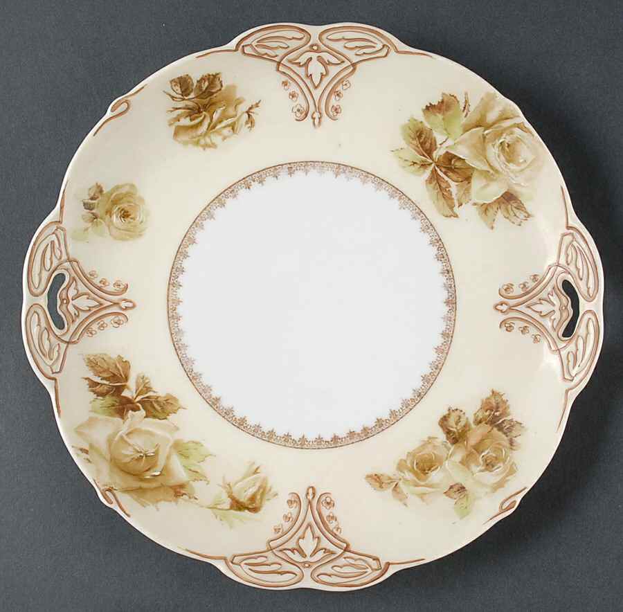 16 (Clarion Shape) Handled Cake Plate by Hermann Ohme-1