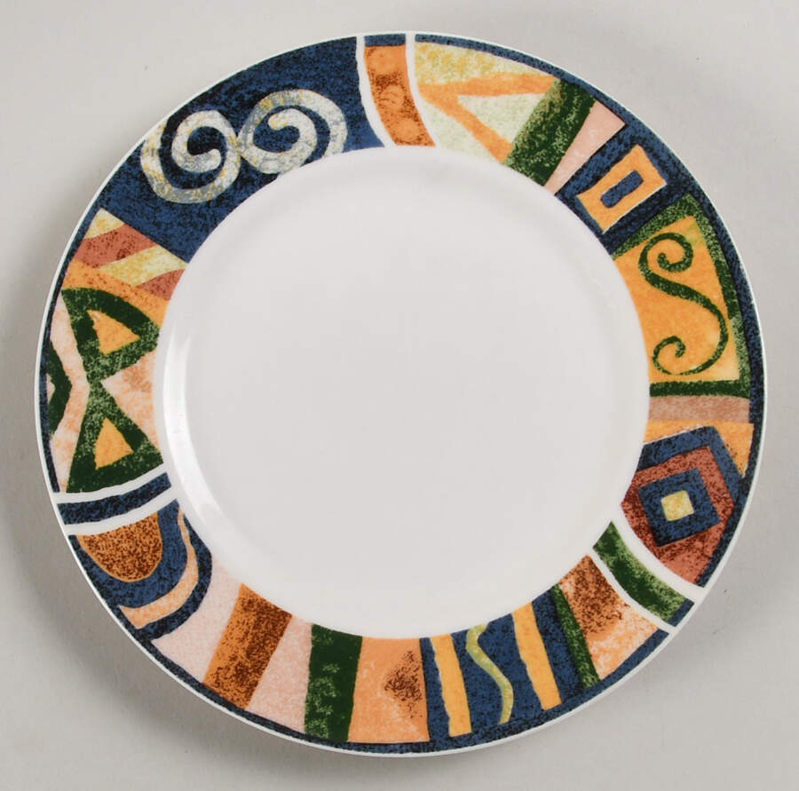 Seville Bread & Butter Plate/Cup Saucer by Oneida-1