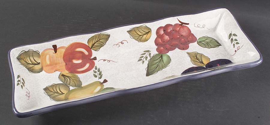 Vintage Fruit Bread Tray by Oneida-1