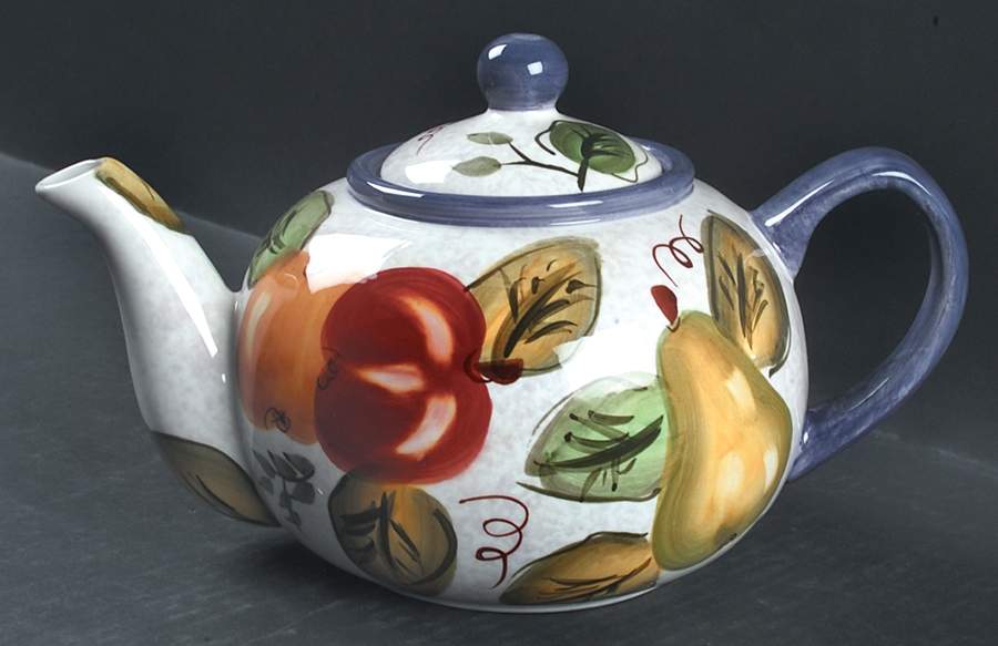 Vintage Fruit Teapot & Lid by Oneida-1