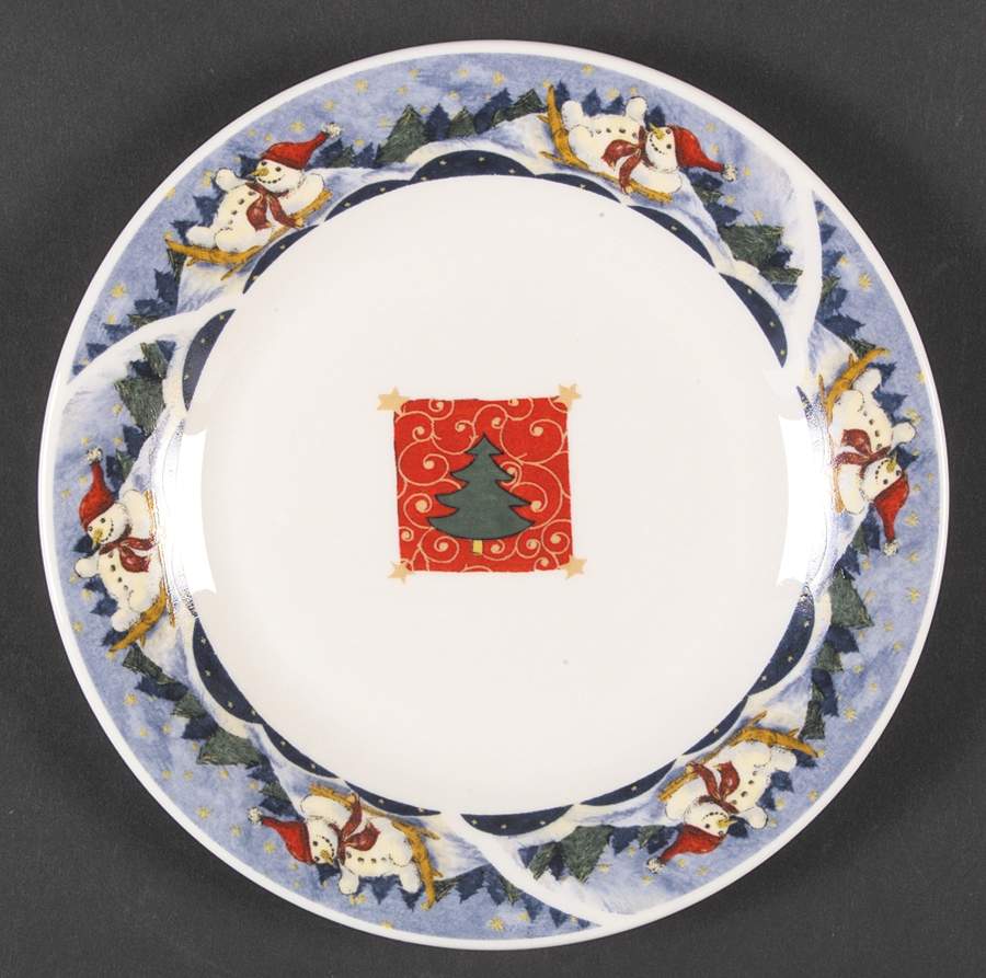 Snow Valley Salad Plate by Oneida-1