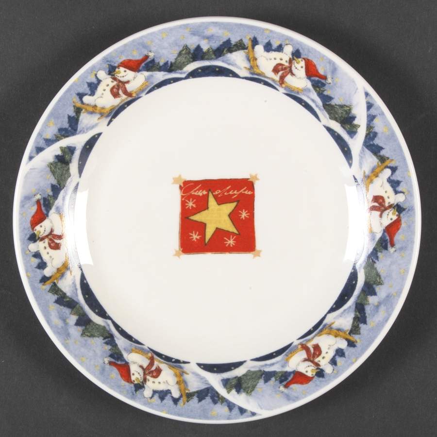 Snow Valley Salad Plate by Oneida-1