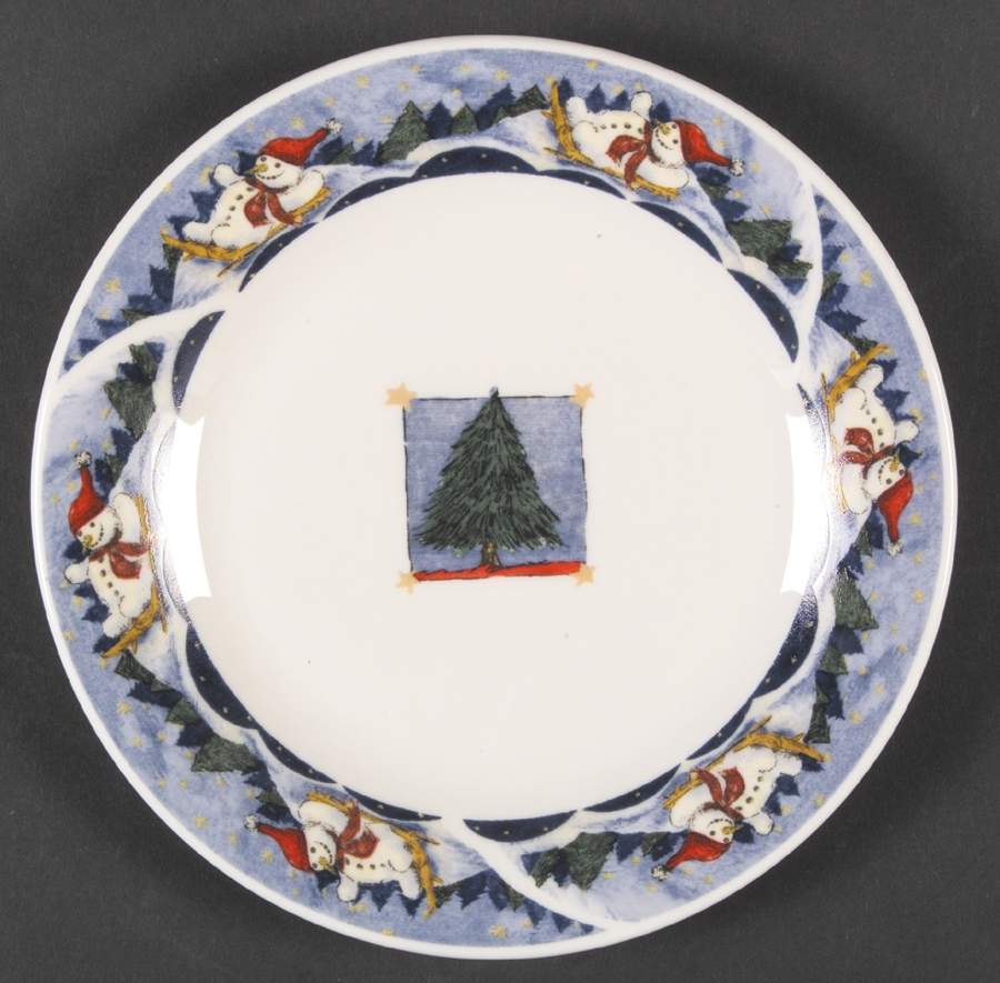 Snow Valley Salad Plate by Oneida-1