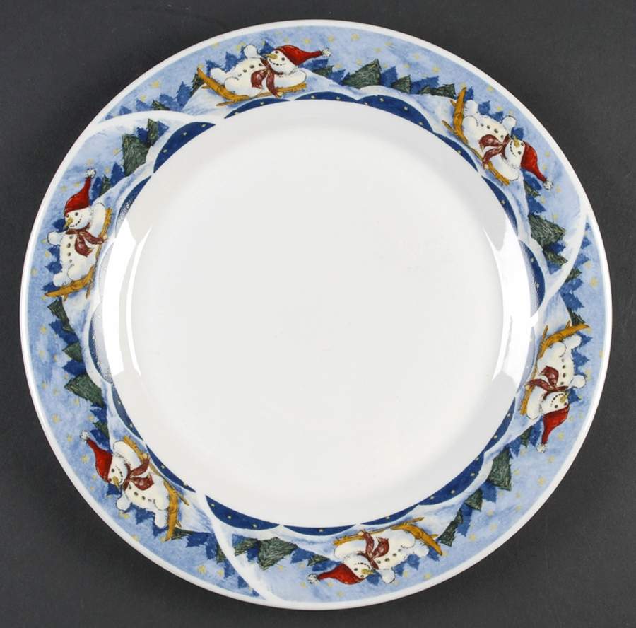 Snow Valley 11" Chop Plate (Round Platter) by Oneida-1