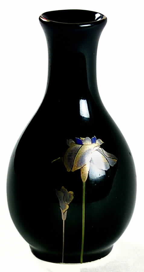 Golden Iris Bud Vase by Otagiri-1