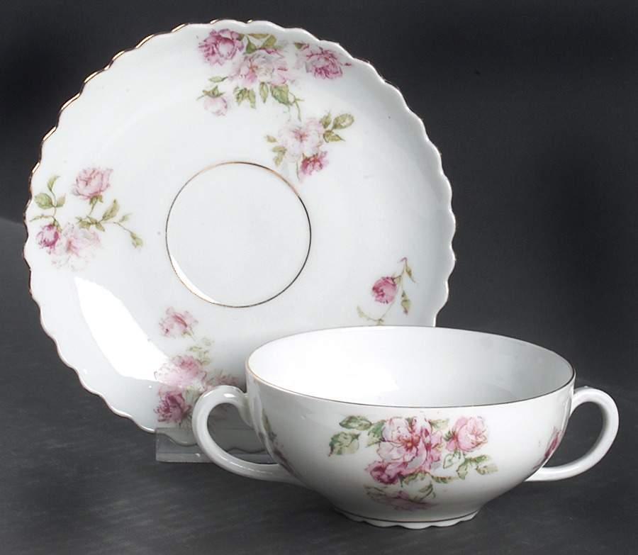 OSG122 Flat Bouillon Cup & Saucer by Oscar & Edgar Gutherz-1