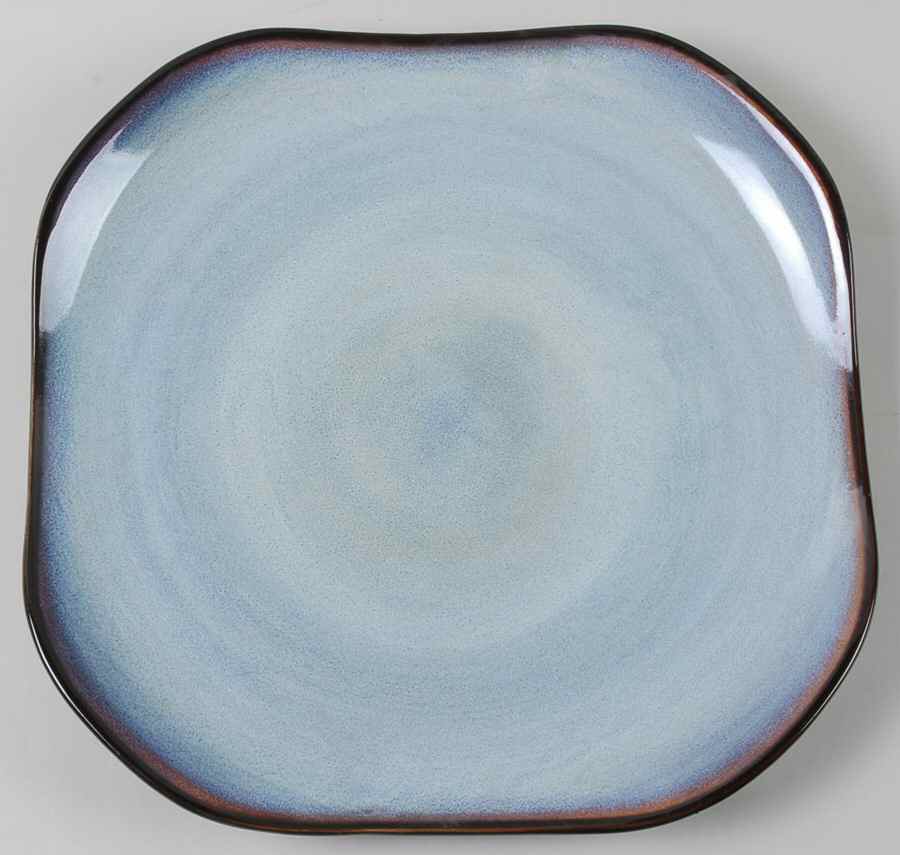 Russel Wright Sky Blue 13" Square Serving Platter by Oneida-1
