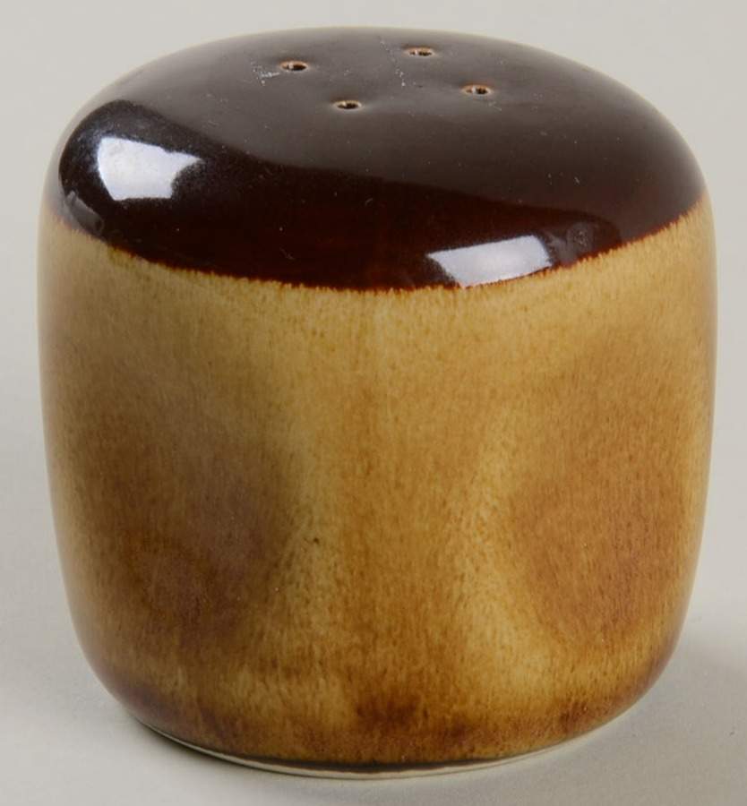 Russel Wright Chicory (Carmel) Pepper Shaker by Oneida-1