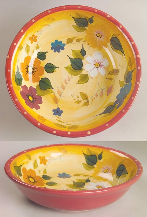 Sunset Bouquet Coupe Soup Bowl by Oneida-1
