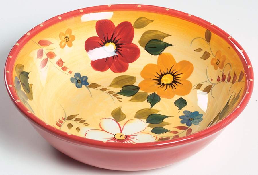 Sunset Bouquet 9" Round Vegetable Bowl by Oneida-1