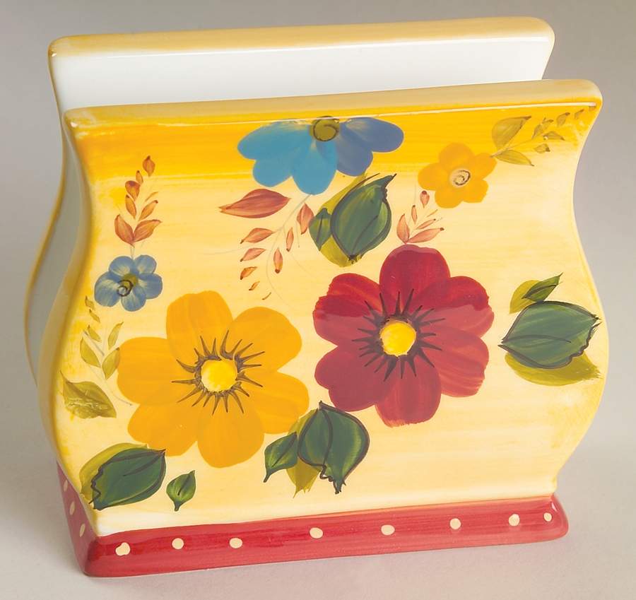 Sunset Bouquet Napkin Holder by Oneida-1