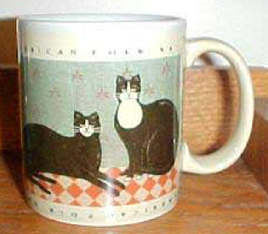 American Folk Art Mug by Otagiri-1