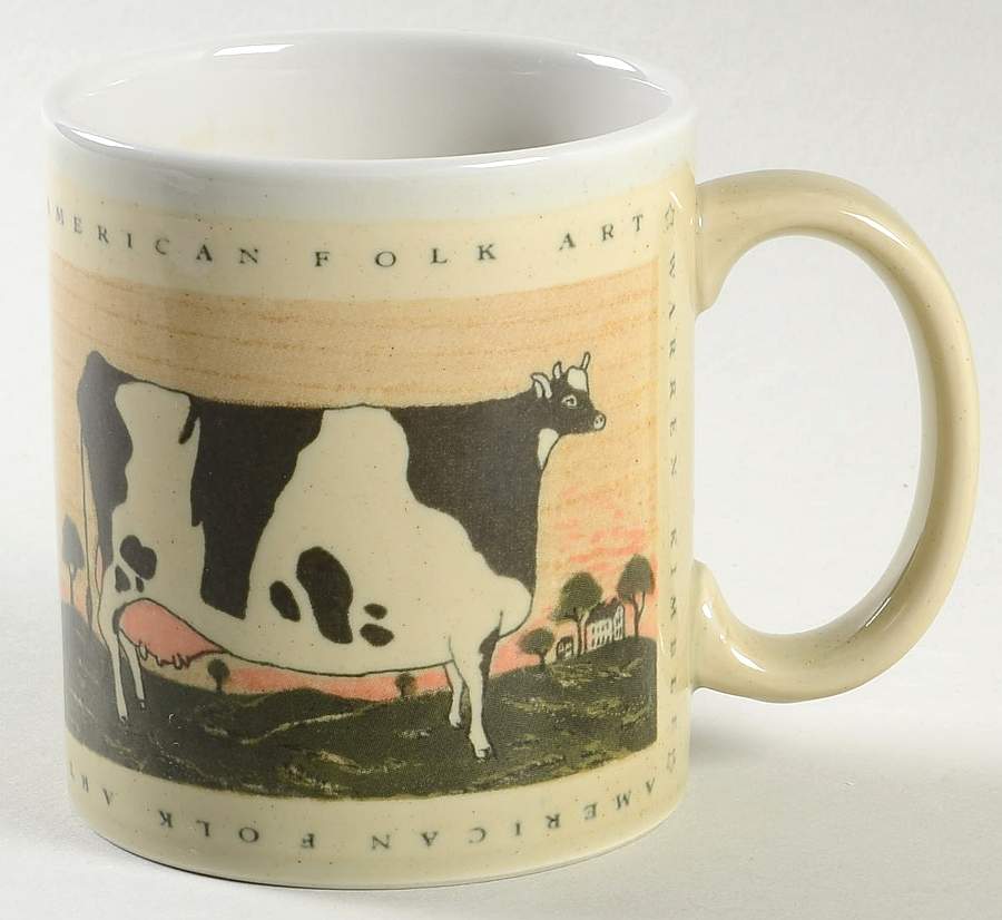 American Folk Art Mug by Otagiri-1