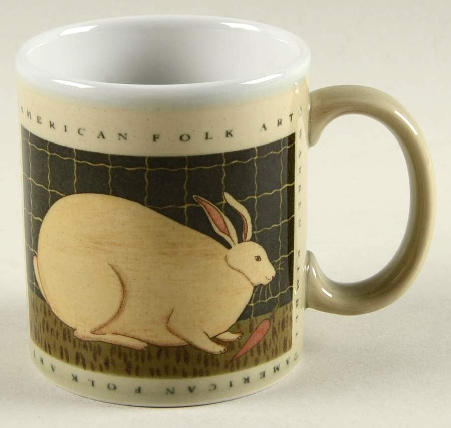 American Folk Art Mug by Otagiri-1
