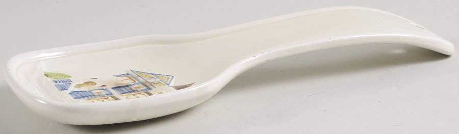 Victorian House Spoon Rest/Holder (Holds 1 Spoon) by Otagiri-1