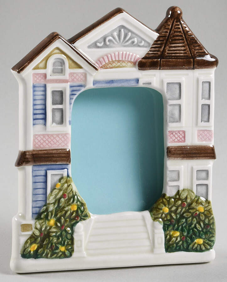 Victorian House 5" Picture Frame by Otagiri-1