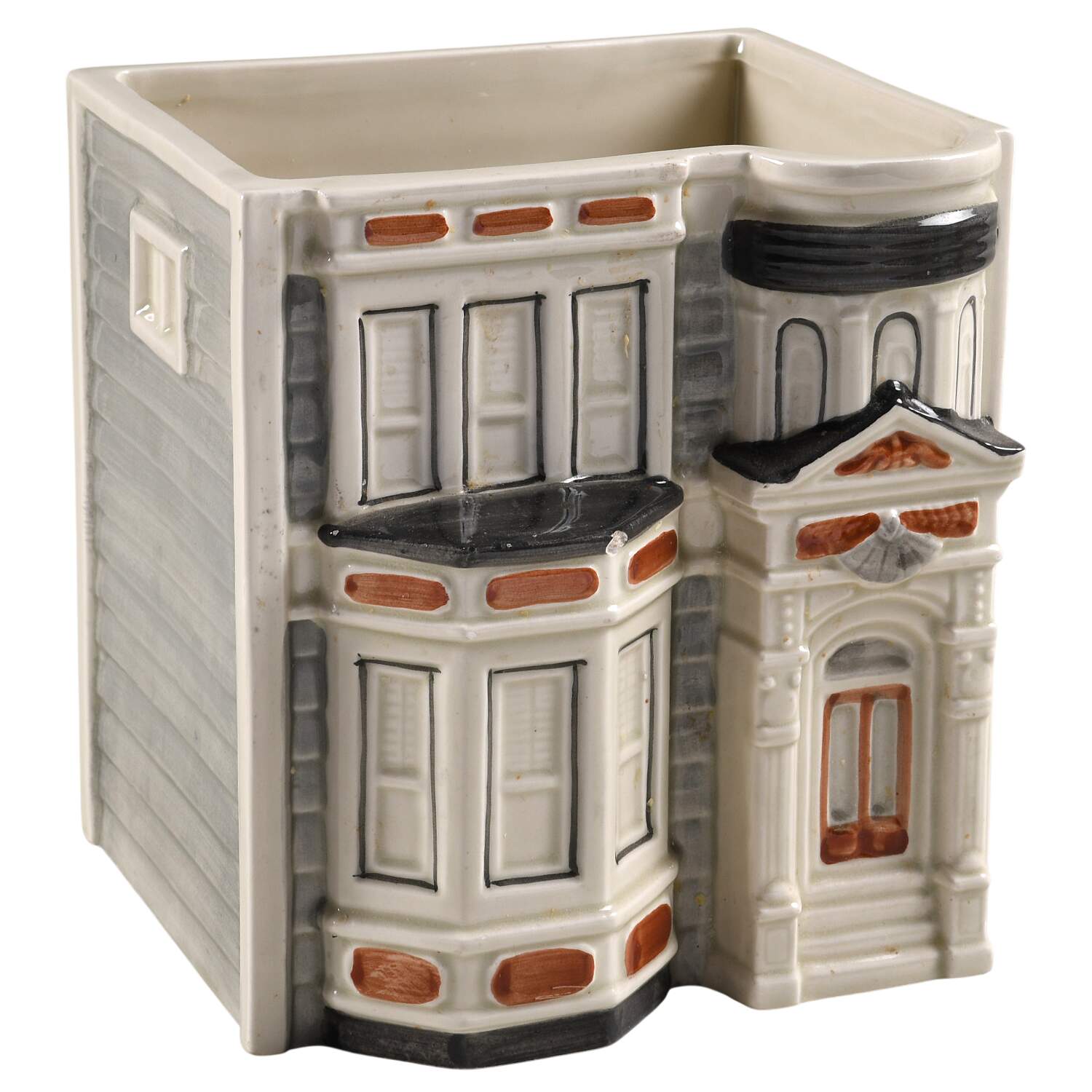 Victorian House Large Canister No Lid by Otagiri-1