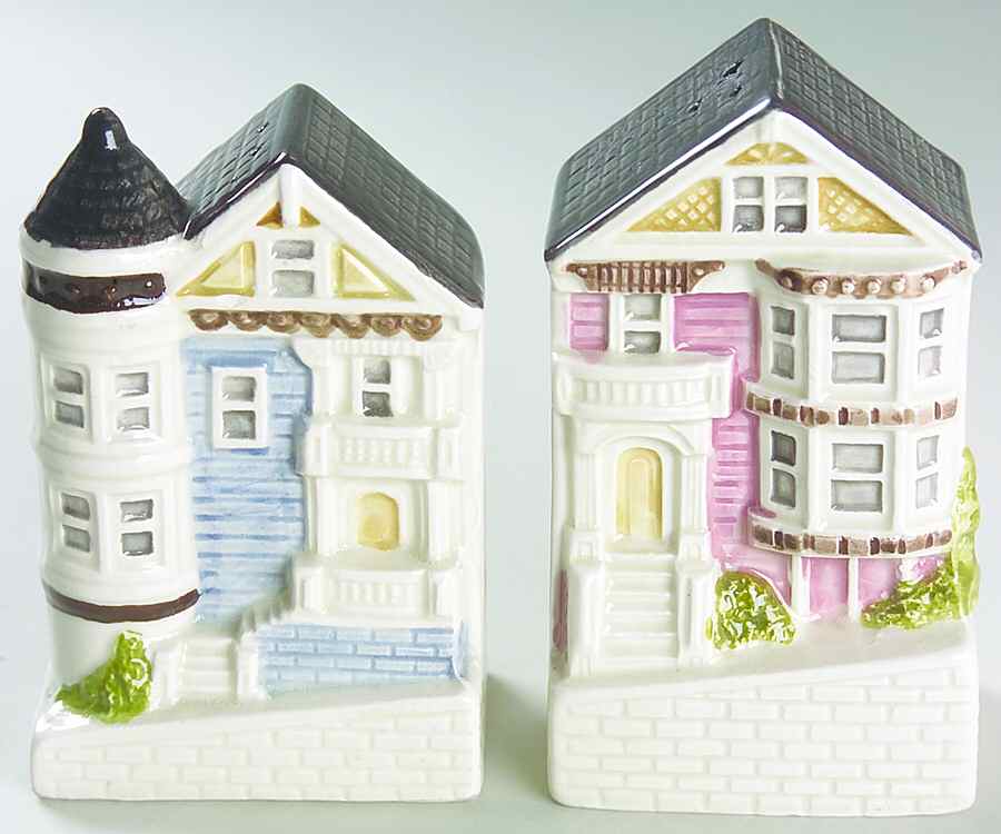 Victorian House Salt & Pepper Set by Otagiri-1