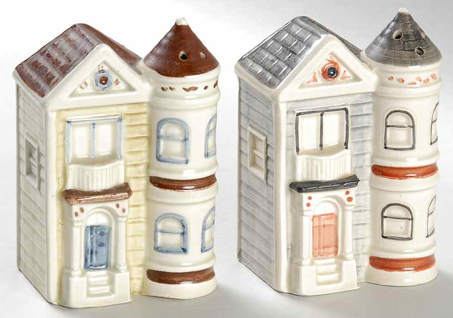 Victorian House Salt & Pepper Set by Otagiri-1
