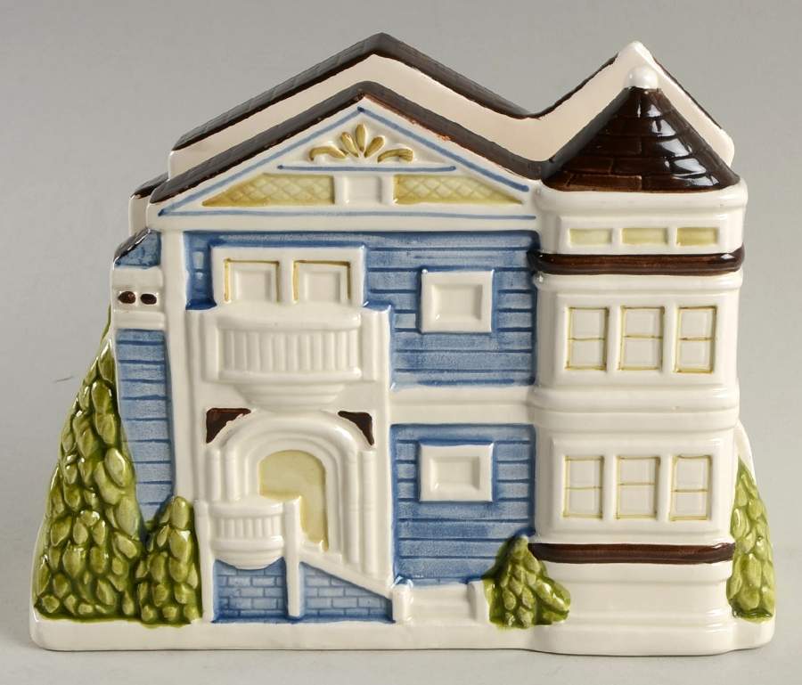 Victorian House Napkin Holder by Otagiri-1
