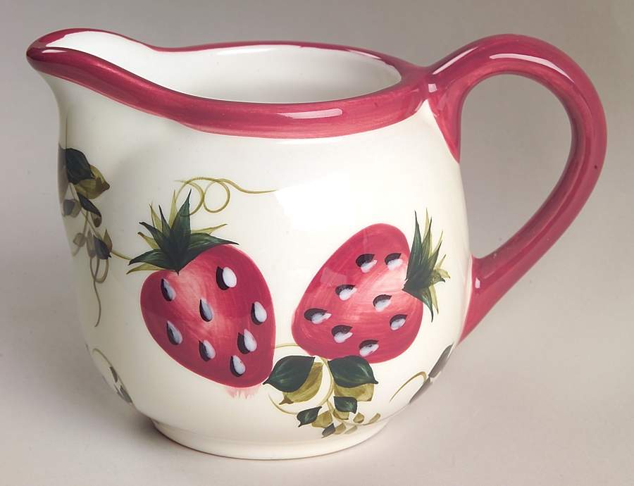 Strawberry Plaid Creamer by Oneida-1