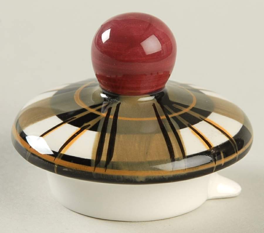 Strawberry Plaid Lid for Individual Teapot by Oneida-1