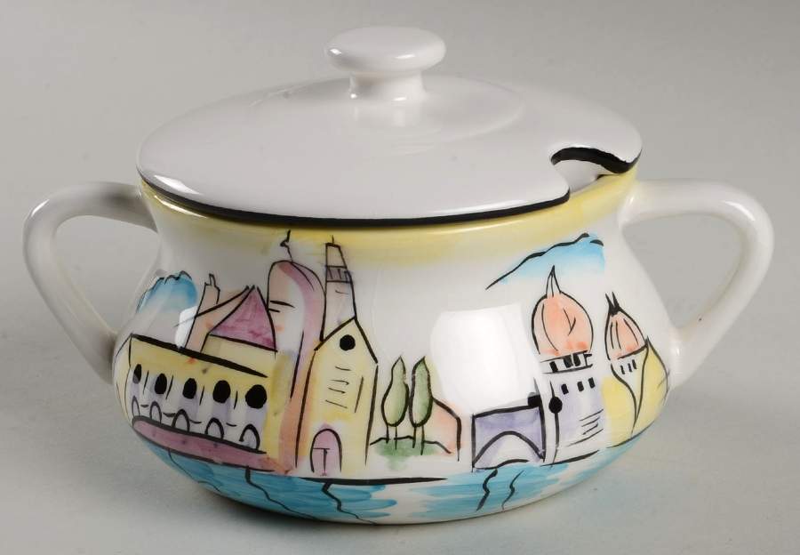 Festa Italia Sugar Bowl & Lid by Oneida-1