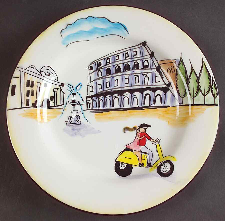 Festa Italia Salad Plate by Oneida-1