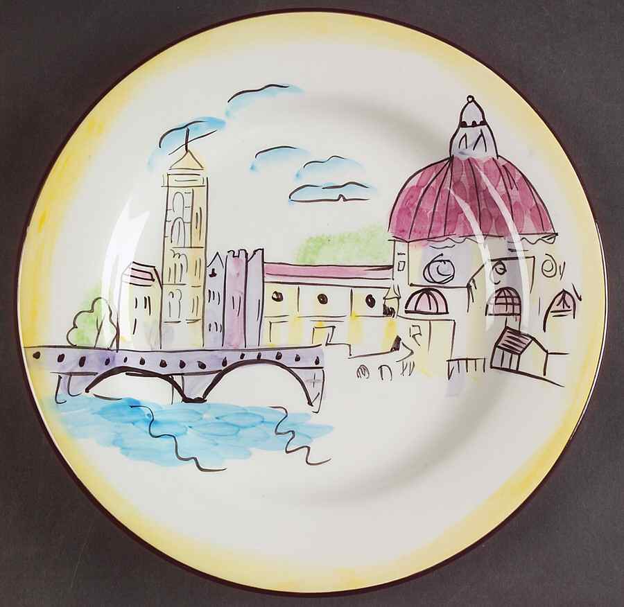 Festa Italia Salad Plate by Oneida-1