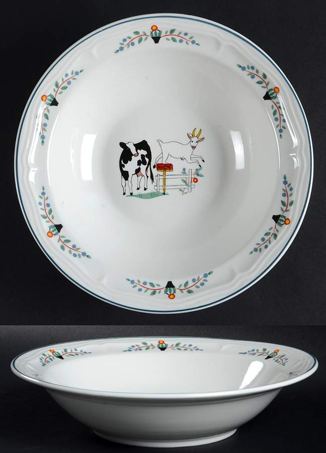 Farm Friends 9" Round Vegetable Bowl by Oneida-1