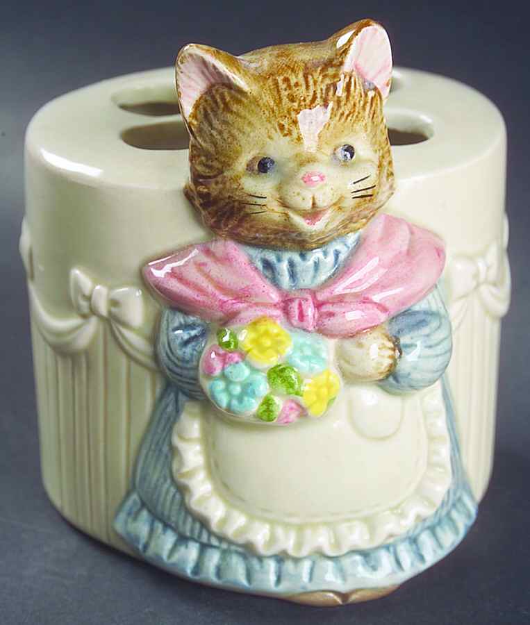 Whiskers Toothbrush Holder by Otagiri-1