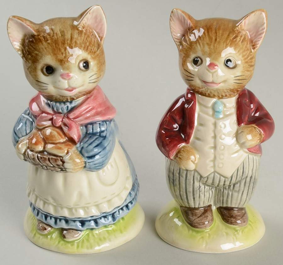 Whiskers Salt & Pepper Set by Otagiri-1