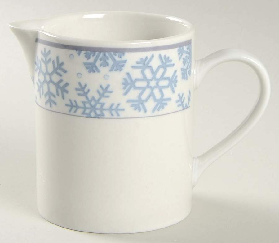 Frosty (Blue Snowflakes) Creamer by Oneida-1