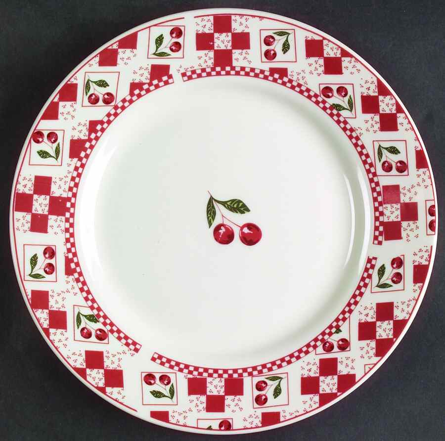 Cherries Jubilee Salad Plate by Oneida-1