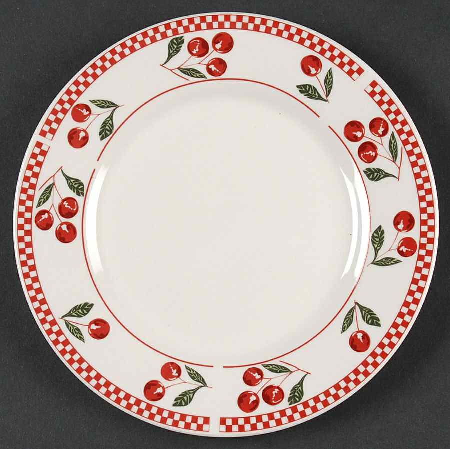 Cherries Jubilee Bread & Butter Plate by Oneida-1