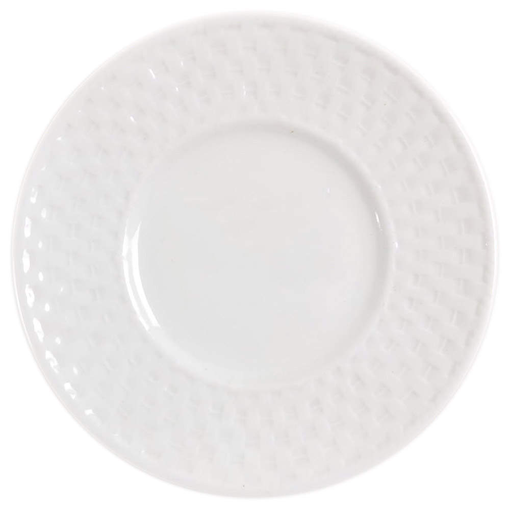 Basket Weave Bread & Butter Plate/Cup Saucer by Oneida-1